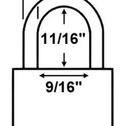 Laminated Steel Padlocks Economy Lock 16055 Laminated Steel Padlock