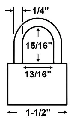 Economy Lock 16065 Laminated Steel Padlock 2 Economy Lock 16065 Laminated Steel Padlock