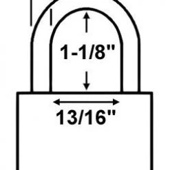 Laminated Steel Padlocks Economy Lock 16075 Laminated Steel Padlock