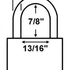 Master Lock Fortress 1840D Keyed Padlock