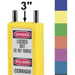 Safety Lockout Padlocks Master Lock 411LT Safety Lockout Padlock