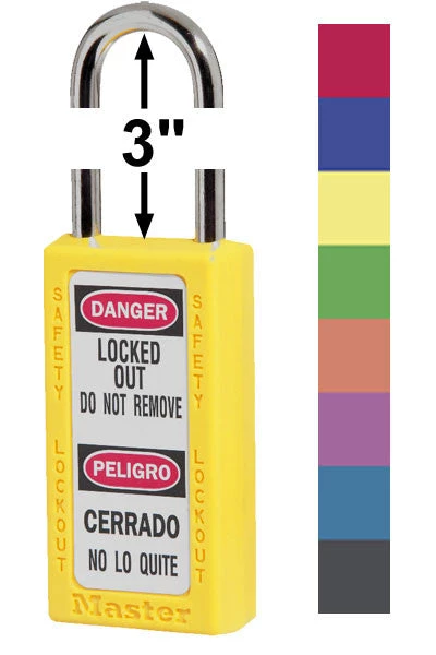 Safety Lockout Padlocks Master Lock 411LT Safety Lockout Padlock 1 Safety Lockout Padlocks Master Lock 411LT Safety Lockout Padlock