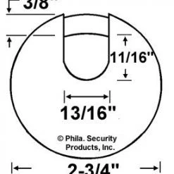 Disc Padlocks Economy Lock 45015 Disc Padlock