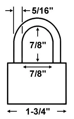 All Weather Padlocks Made In USA 52800 Brass Padlock 2 All Weather Padlocks Made In USA 52800 Brass Padlock