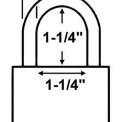 Abus Lock 55/60 Brass Padlock Brass Padlocks