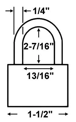 Brass Padlocks Abus Lock 55/40HB63 Brass Padlock 2 Brass Padlocks Abus Lock 55/40HB63 Brass Padlock