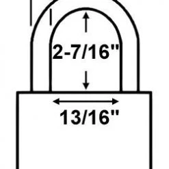 Abus Lock 55MB/40HB63 Brass Padlock All Weather Padlocks