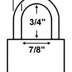 Master Lock 6325 All Weather Shrouded Padlock
