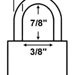 Master Lock 647D Combination Padlock