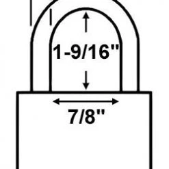 Master Lock 6840LF Brass Padlock