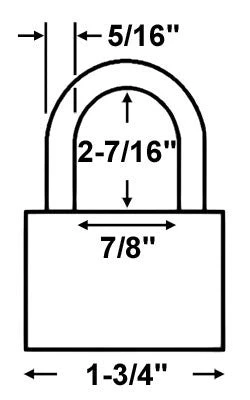 Master Lock 6840LJ Brass Padlock 2 Master Lock 6840LJ Brass Padlock