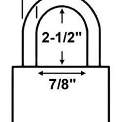Brass Padlocks Master Lock 6850LJ Brass Padlock