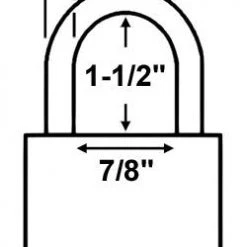 TTB Approved Padlocks Master Lock 6850LJTTB Padlock