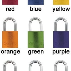 Aluminum Padlocks Abus Lock 72/40HB100 Safety Lockout Padlock 5 Aluminum Padlocks Abus Lock 72/40HB100 Safety Lockout Padlock