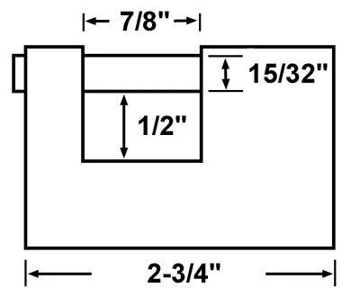 Chains, Security Abus Lock 82/70 Monoblock Padlock 3 Chains, Security Abus Lock 82/70 Monoblock Padlock