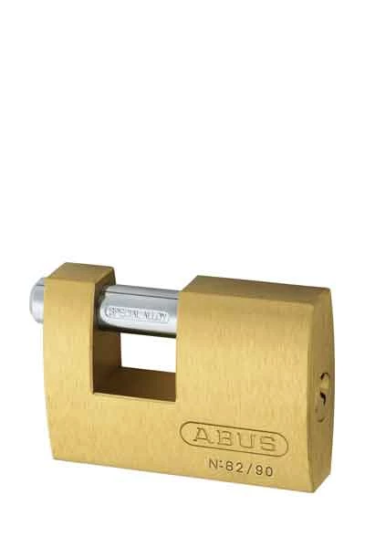 Abus Lock 82/90 Monoblock Padlock Chains, Security 2 Abus Lock 82/90 Monoblock Padlock Chains, Security