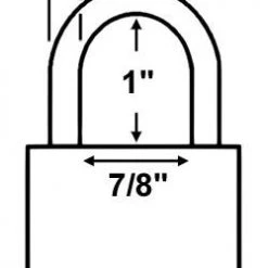 Abus Lock 83CS/50 Rekeyable Door Key Compatible Padlock Door Key Compatible Padlocks