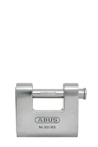 Abus Lock 92/65 Monoblock Padlock Chains, Security 1 Abus Lock 92/65 Monoblock Padlock Chains, Security
