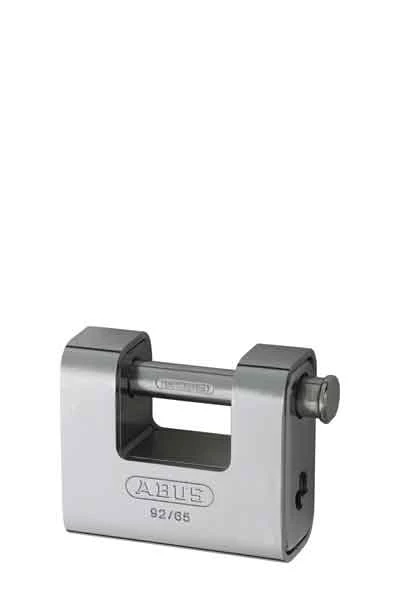 Abus Lock 92/65 Monoblock Padlock Chains, Security 2 Abus Lock 92/65 Monoblock Padlock Chains, Security