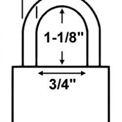 American Lock A1205 Aluminum Padlock 5 American Lock A1205 Aluminum Padlock