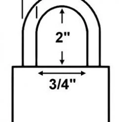 American Lock A1206 Aluminum Padlock 5 American Lock A1206 Aluminum Padlock