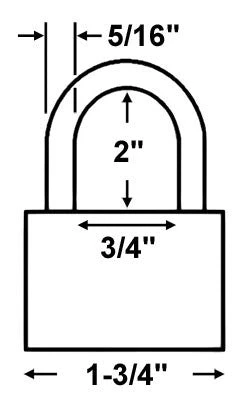 American Lock A1206 Aluminum Padlock 3 American Lock A1206 Aluminum Padlock