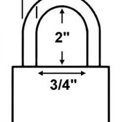 Brass Padlocks American Lock A21 Brass Padlock