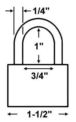 American Lock A40 Brass Padlock 2 American Lock A40 Brass Padlock