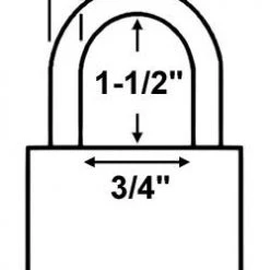 American Lock A41 Brass Padlock Brass Padlocks
