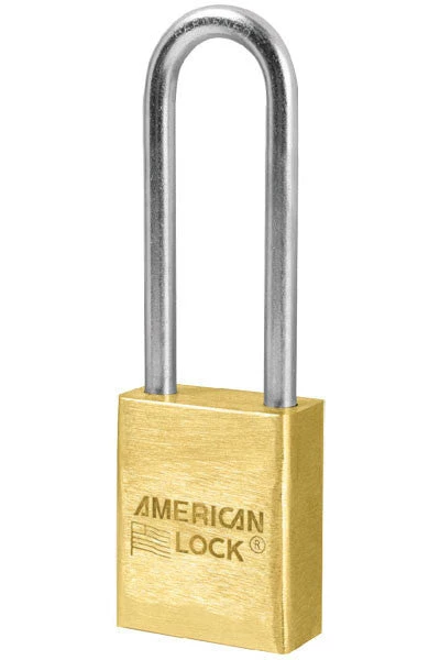 Brass Padlocks American Lock A42 Brass Padlock 1 Brass Padlocks American Lock A42 Brass Padlock
