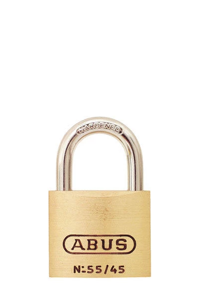 Brass Padlocks Abus Lock 55/45 Brass Padlock 1 Brass Padlocks Abus Lock 55/45 Brass Padlock