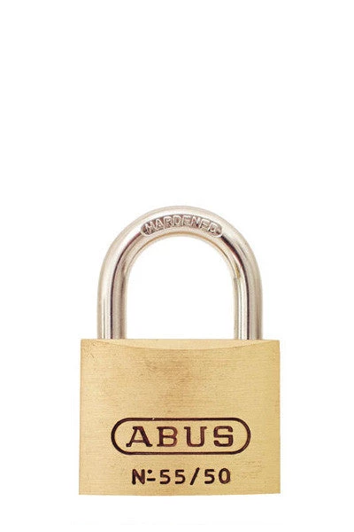 Abus Lock 55/50 Brass Padlock 1 Abus Lock 55/50 Brass Padlock