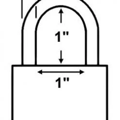 Sesamee Padlocks All Weather Padlocks Sesamee K0436 Combination Padlock