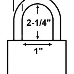 Sesamee Padlocks Sesamee K0437 Combination Padlock