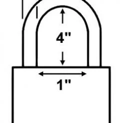 Sesamee Padlocks Sesamee K440 Combination Padlock