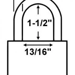 Master Lock Magnum M1LFSTS Commercial Laminated Steel Padlock