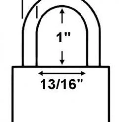 Master Lock Laminated Steel Padlocks Magnum M1STS Commercial Laminated Steel Padlock