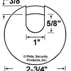 Master Lock Disc Padlocks Magnum M40XD Disc Padlock