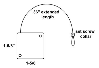Flexguard FLEXGUARD Retractors RBC Standard Retractor With One Set Screw Collar 2 Flexguard FLEXGUARD Retractors RBC Standard Retractor With One Set Screw Collar