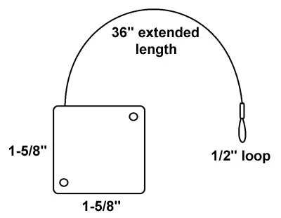 Flexguard RBL Standard Retractor With Loop FLEXGUARD Retractors 2 Flexguard RBL Standard Retractor With Loop FLEXGUARD Retractors