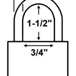Aluminum Padlocks American Lock S1106 Safety Lockout Padlock